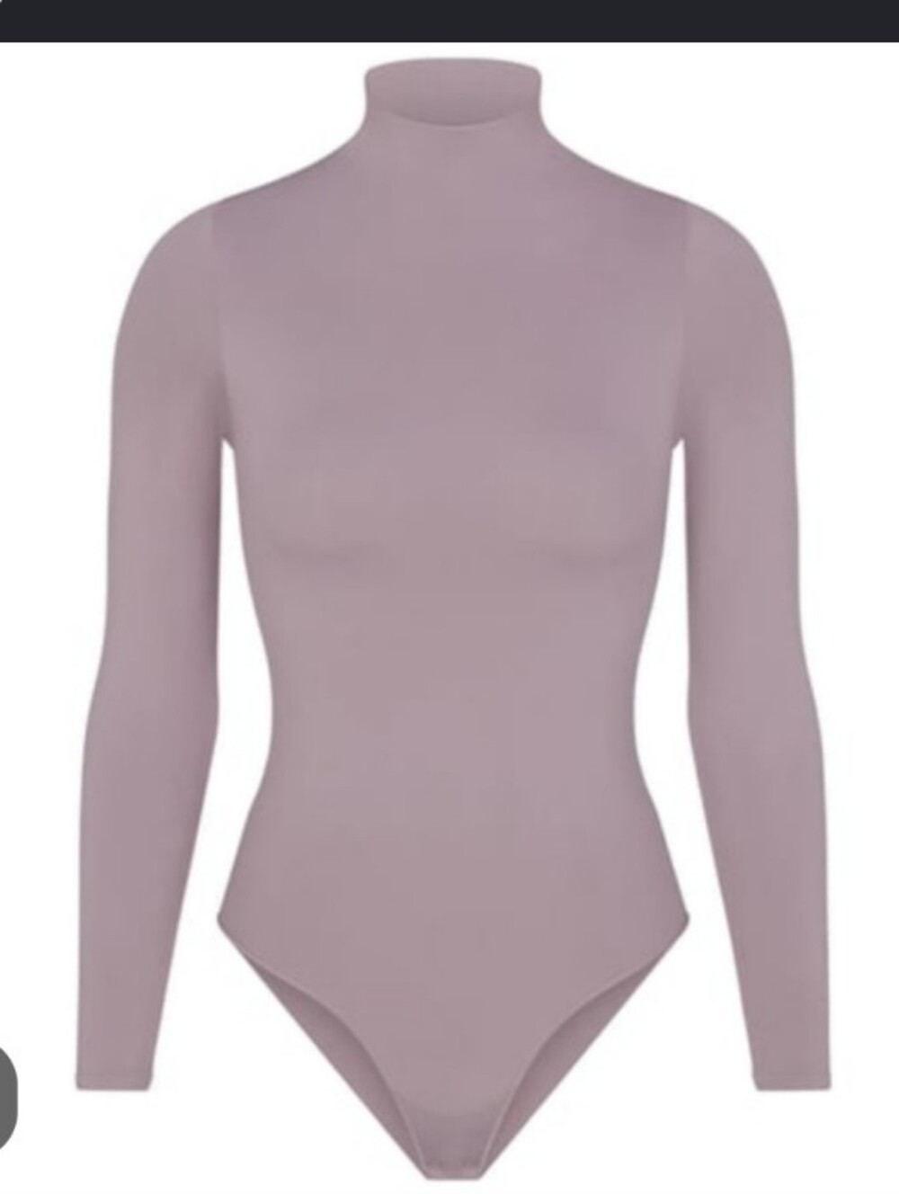Skims Long Sleeve Mockneck Bodysuit L-XL